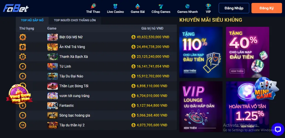 Hoàn trả uu8 code không giới hạn